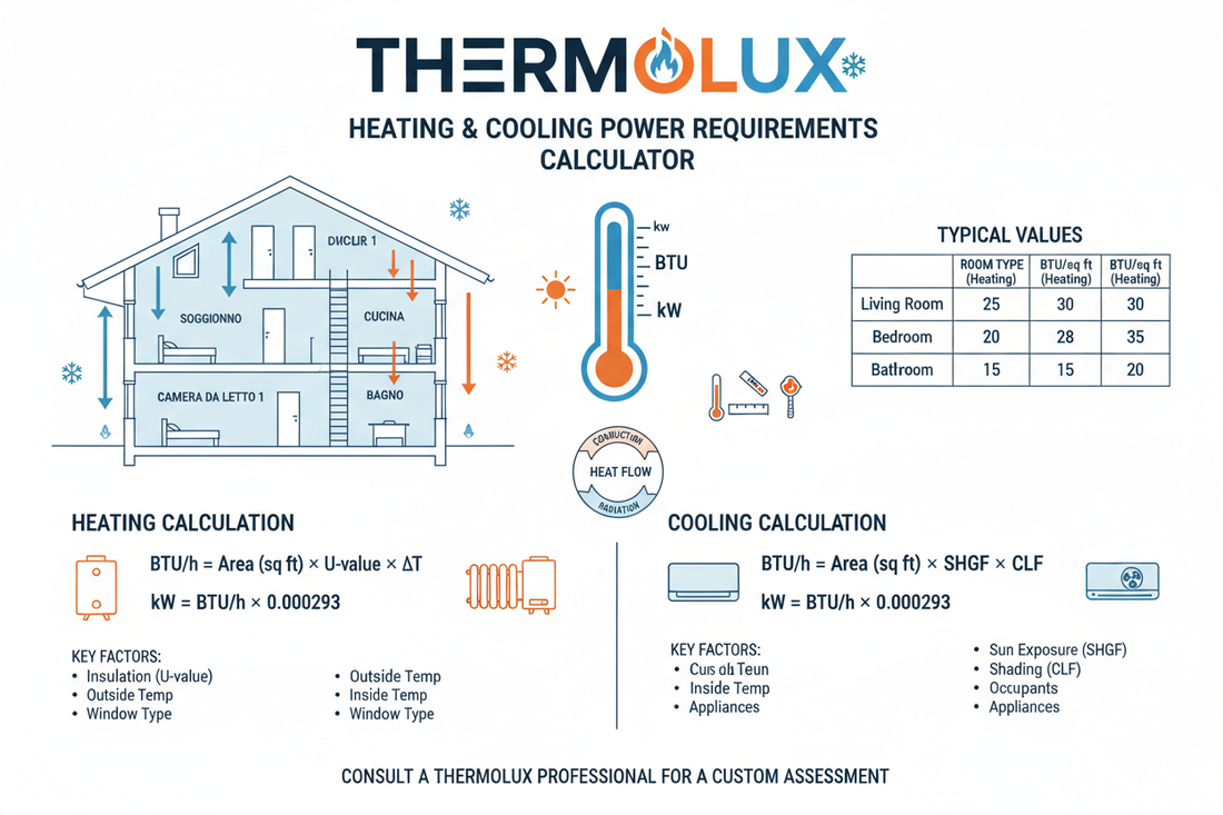 Come Calcolare la Potenza: Stufe, Caldaie e Climatizzatori - Guida Completa