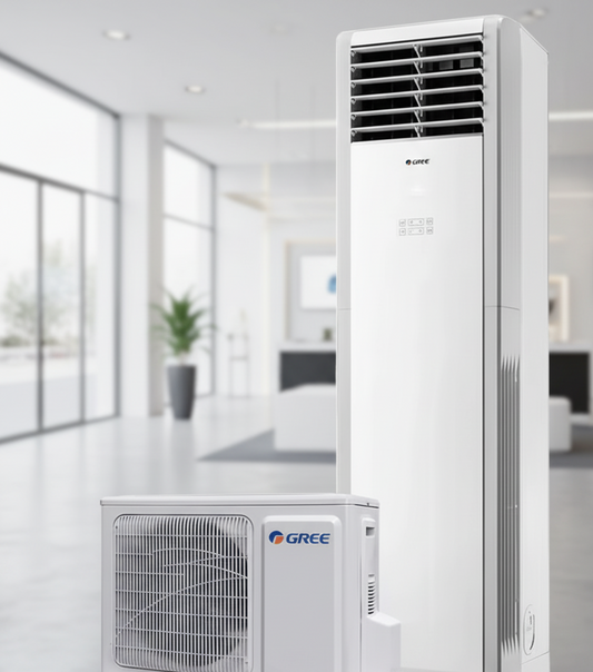 Condizionatore a Colonna GREE Premium 18000 BTU - Raffreddamento Riscaldamento Classe A++ Certificato CE Made in Italy