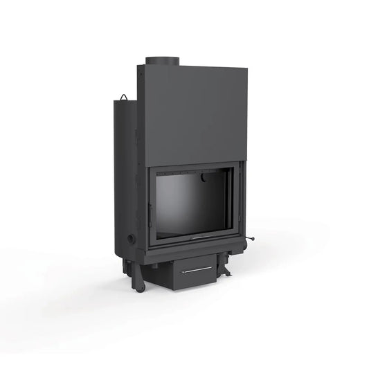 Inserto Camino a Legna Thermolux TZAKI40 40kW Premium - Finestra Panoramica 120L Certificato CE Made in Italy