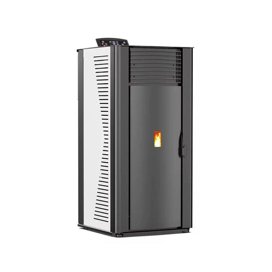 Stufa a Pellet Thermolux KM1203E WiFi Luxury - Design Elegante Bianco Ecologico Made in Italy