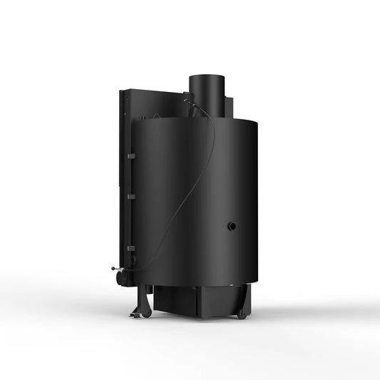 Inserto Camino a Legna Thermolux TZAKI40 40kW Premium - Finestra Panoramica 120L Certificato CE Made in Italy