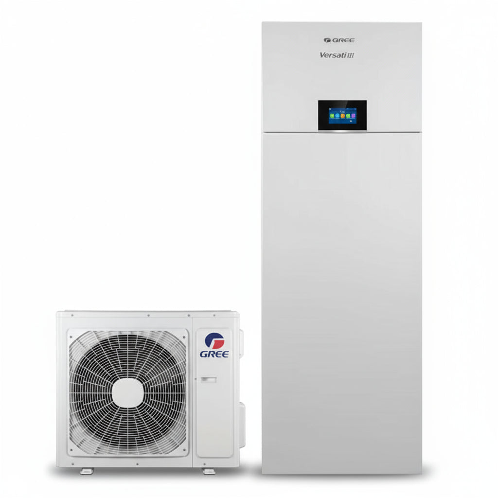 Pompa di Calore Aria-Acqua GREE Versati III Premium - 6-16 kW Inverter DC Certificato CE Made in Italy