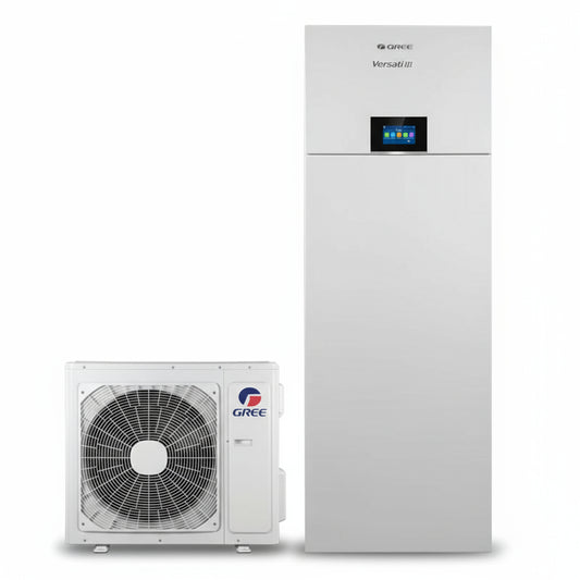 Pompa di Calore Aria-Acqua GREE Versati III Premium - 6-16 kW Inverter DC Certificato CE Made in Italy