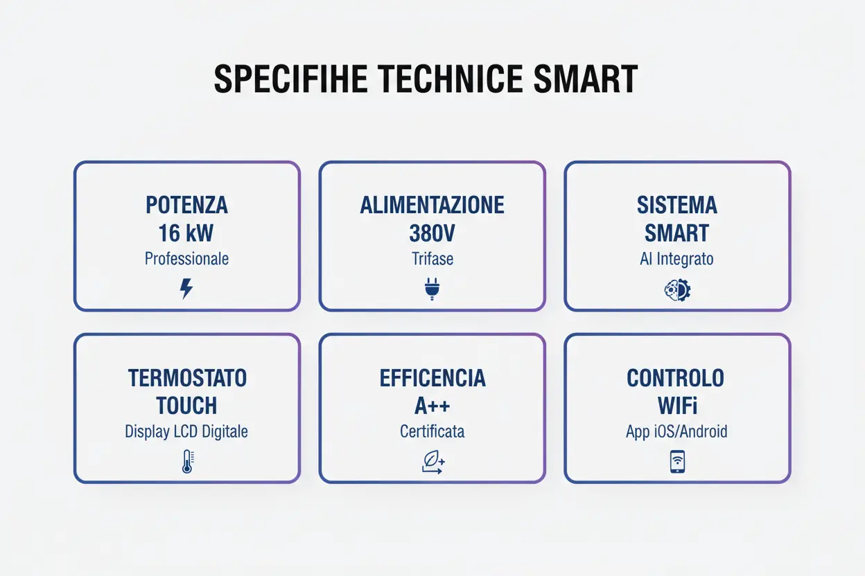 Caldaia Elettrica Thermolux Smart 8kW 220V - Sistema Intelligente Riscaldamento Luxury Made in Italy