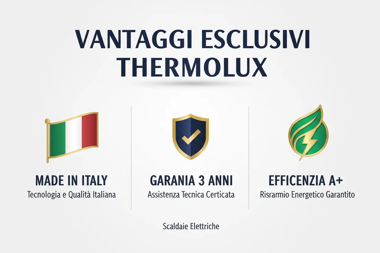 Caldaia Elettrica Thermolux Premium 6-24kW a Parete - Sistema Riscaldamento Luxury Made in Italy