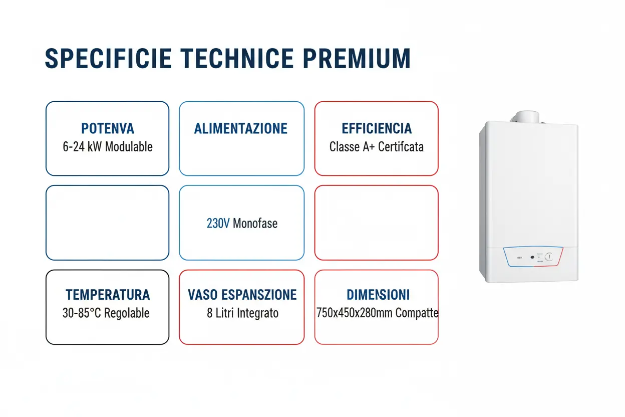 Caldaia Elettrica Thermolux Premium 6-24kW a Parete - Sistema Riscaldamento Luxury Made in Italy