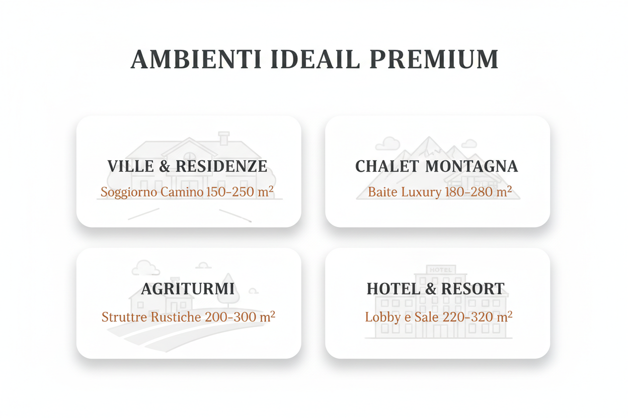 Inserto Camino a Legna Thermolux TZAKI40 40kW Premium - Finestra Panoramica 120L Certificato CE Made in Italy